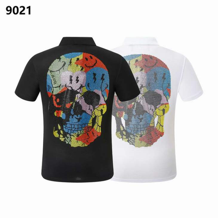 Picture of Philipp Plein Polo Shirts Short _SKUPPM-3XL8l902125915